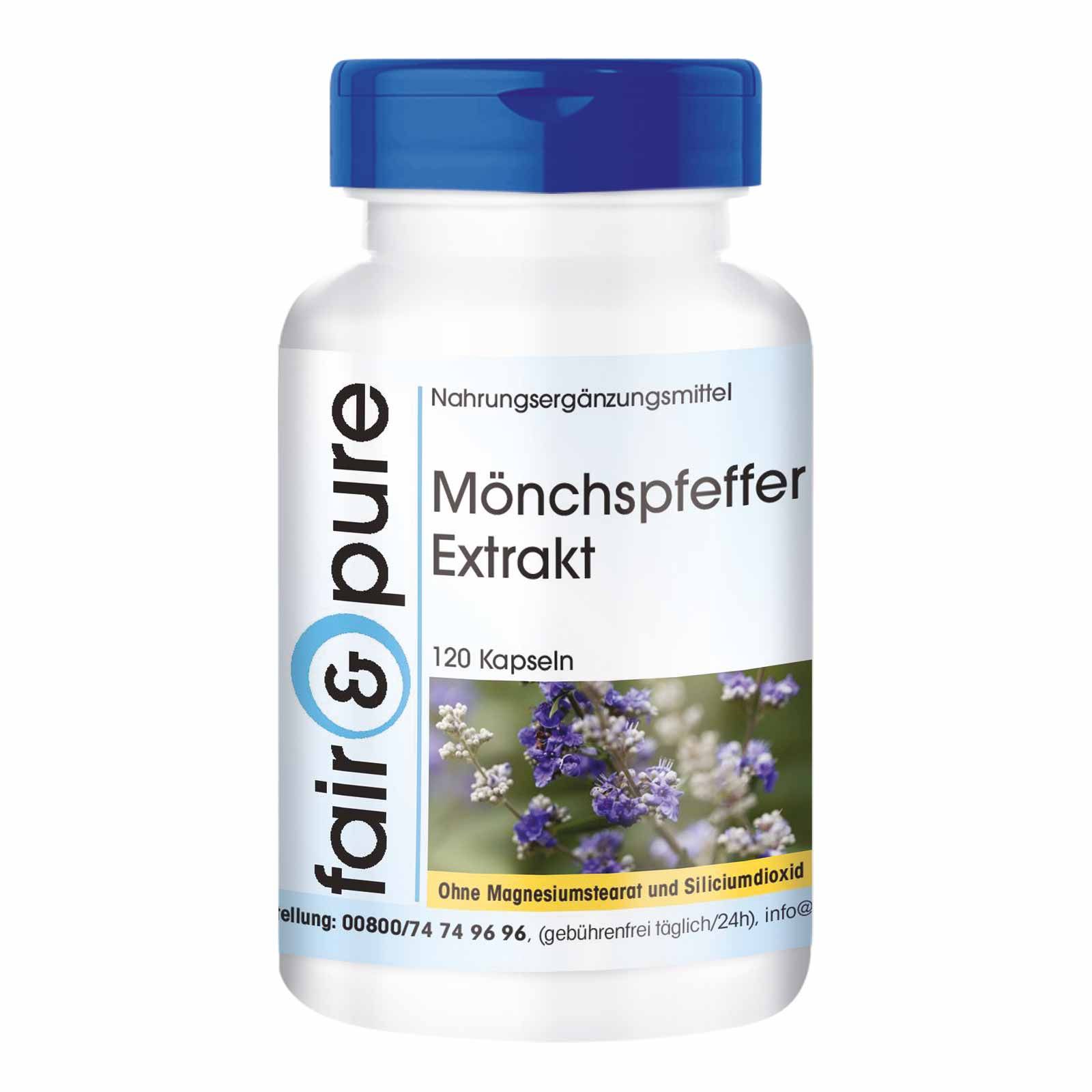 fair - pure | Mönchspfeffer Extrakt mit Zink schluckfreundlich 120 St
