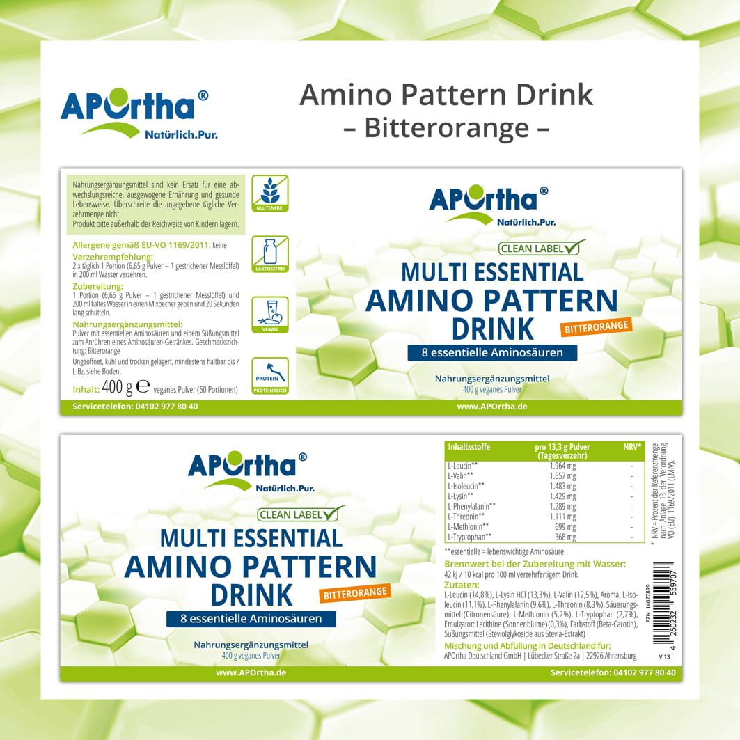 APOrtha® Amino Pattern Aminosäuren Drink
