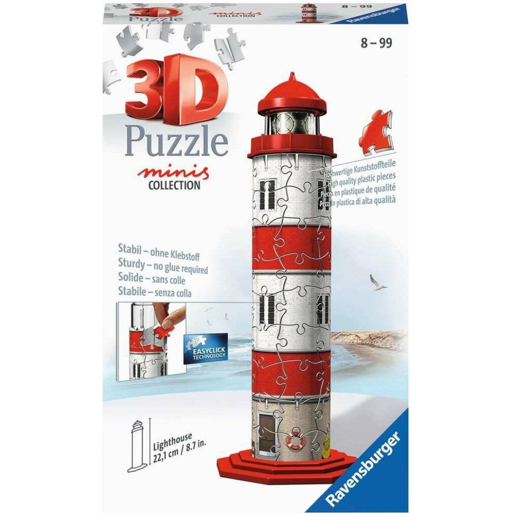 Ravensburger Ravensburger 3D Puzzle 11273 Mini Leuchtturm 54 Teile ab 8 Jahren