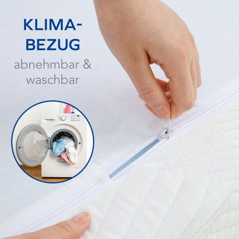 Mlily by Bestschlaf Matratzentopper Gel Air, Matratzenauflage aus Komfortschaum und Gelschaumschicht
