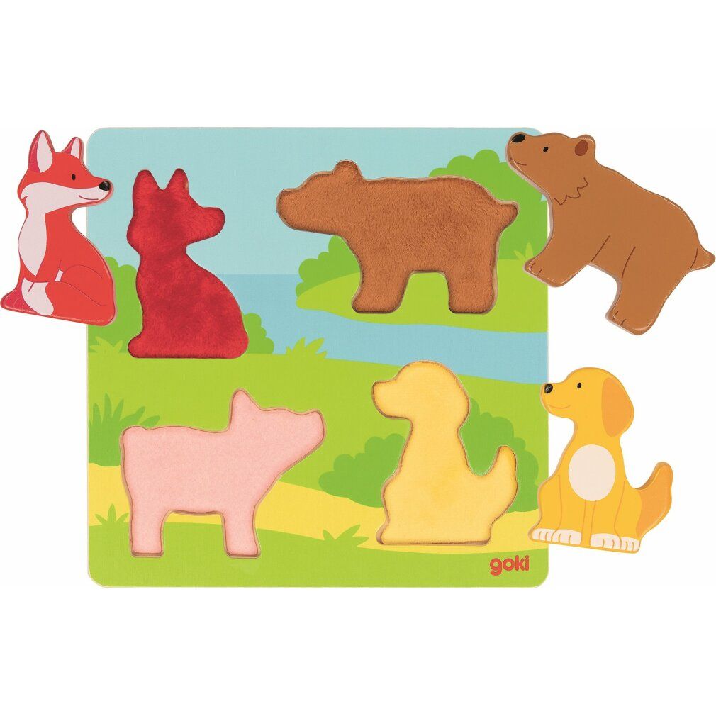 Animali da compagnia con puzzle sensoriale goki