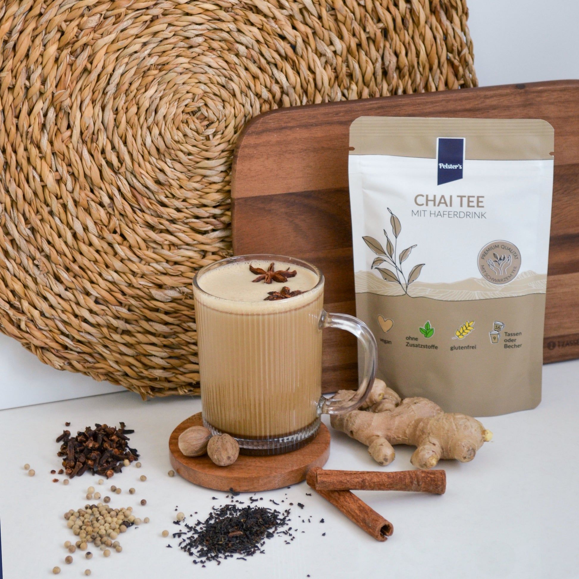 Pelster's Chai Tee mit Haferdrink