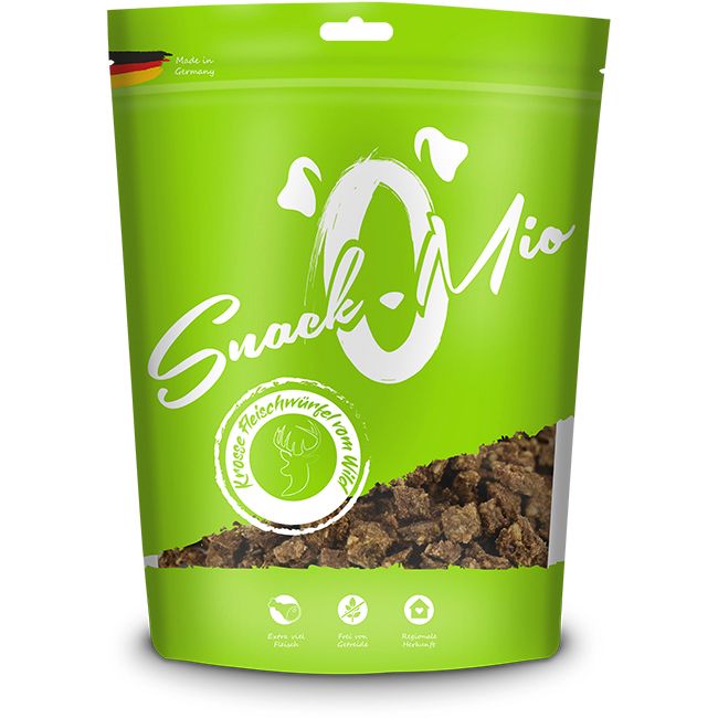 SnackOMio - Krosse Fleischwürfel vom Wild