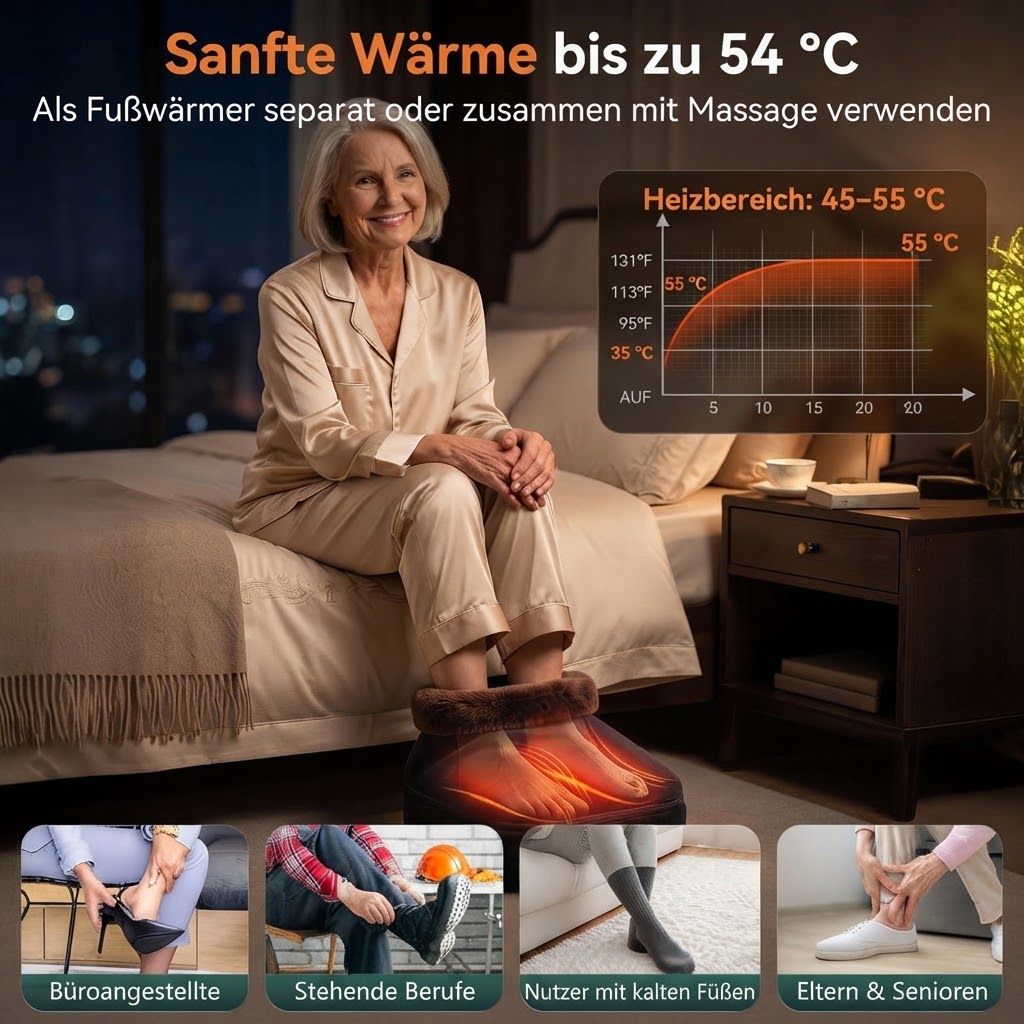 Älterer Mann mit Kniebandage, 3D-Design für perfekten Sitz und Klettverschluss.