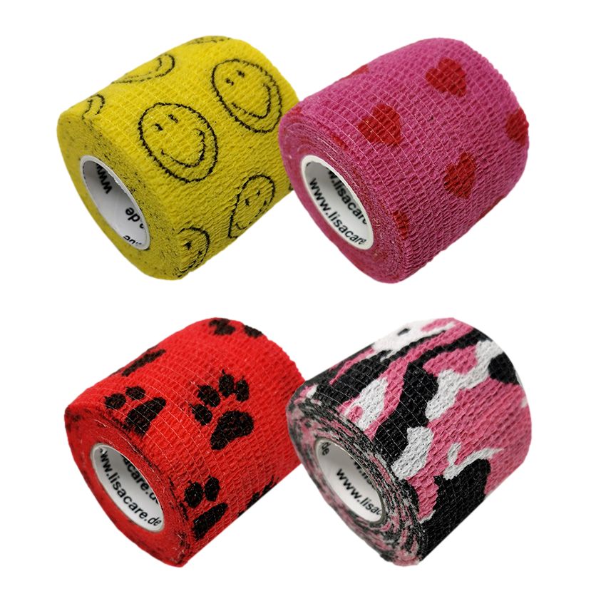 language LisaCare Kohäsive Bandagen - Kinderpflaster - 5cmx4,5m
