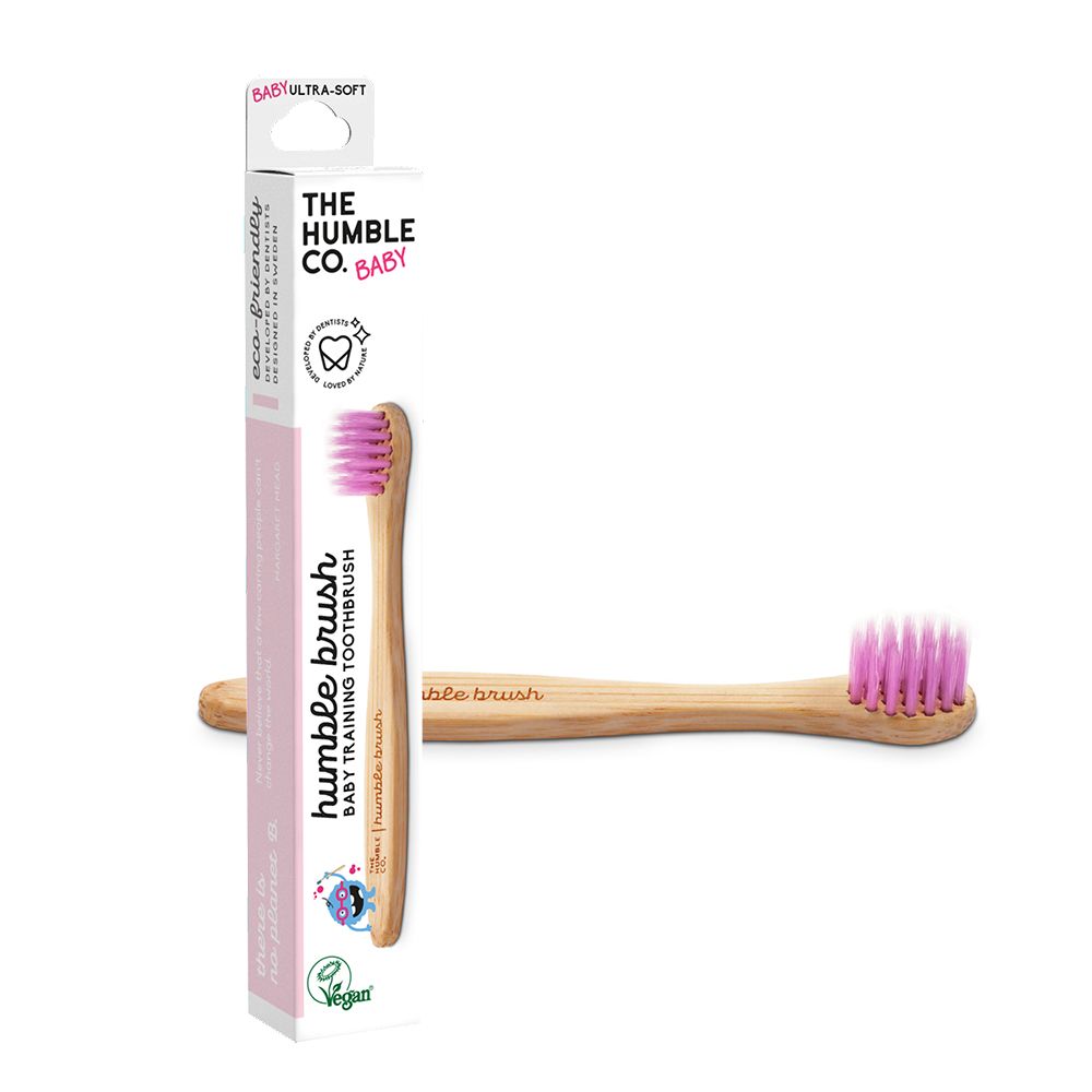 The Humble Co. Bambuszahnbürste Baby Lila