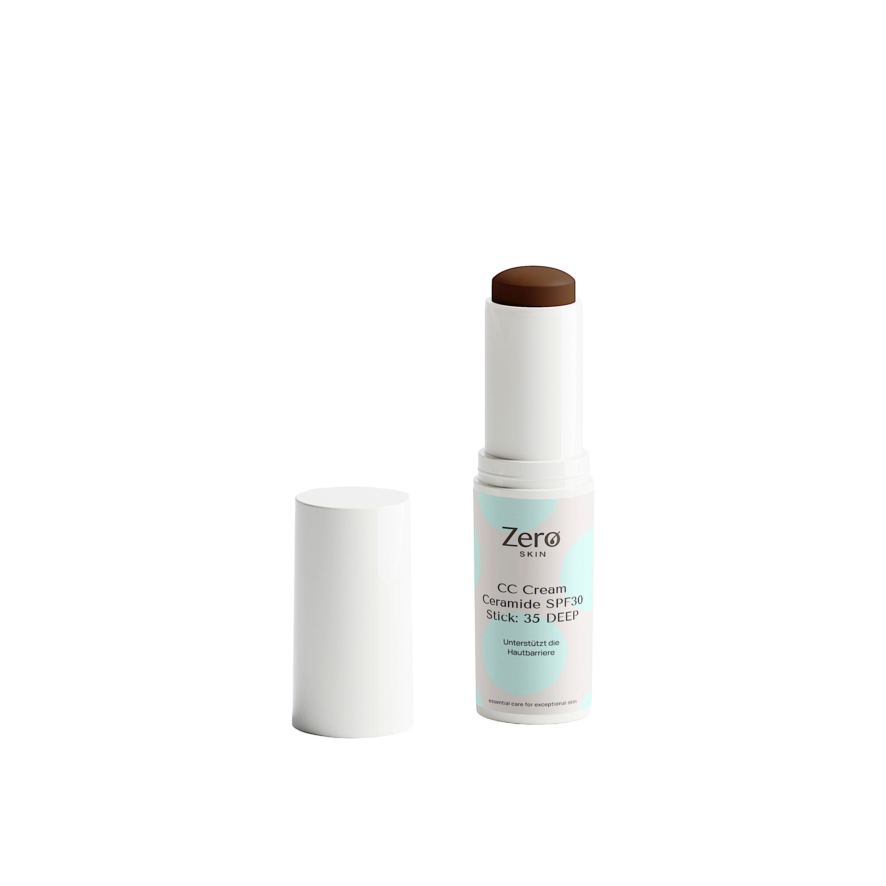 Zero Skin CC Cream Ceramide Spf30 Stick 35 Deep pflegend und schützend mit Jojobaöl 12 g Creme