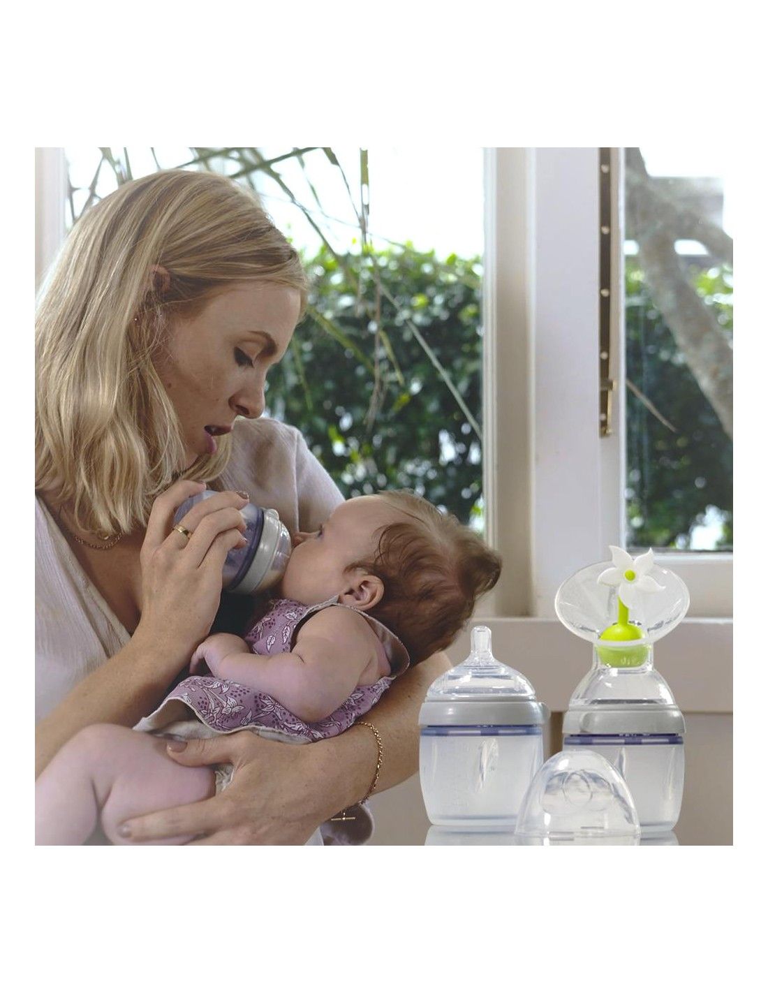Haakaa Generation 3 Milchpumpe + Flasche Set