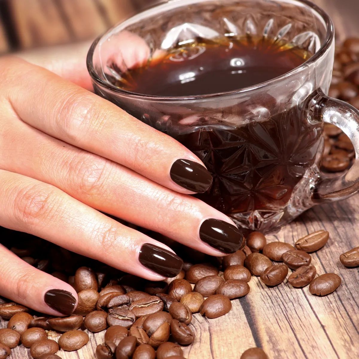 LONDONTOWN gel color Midnight Mocha Gel-Nagellack