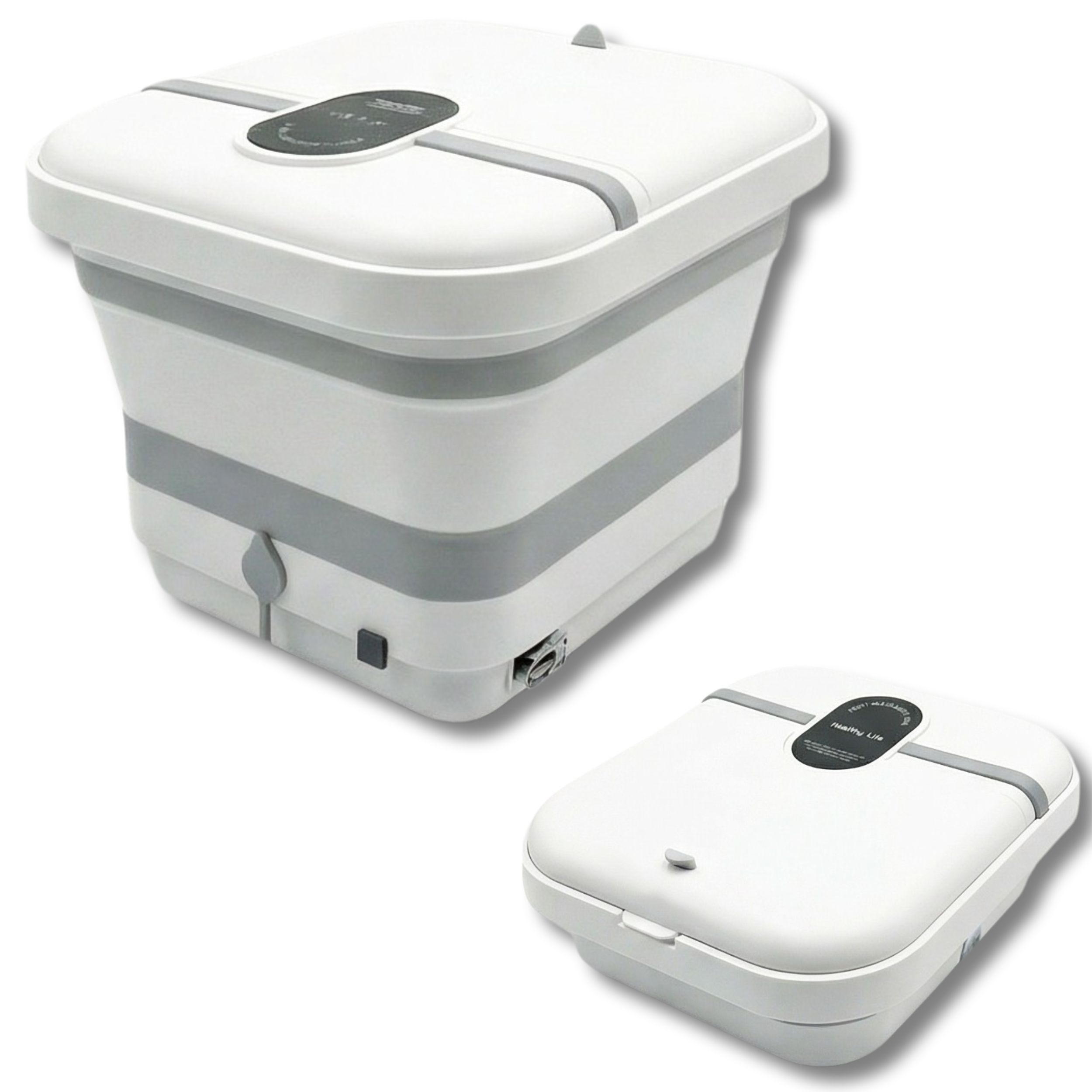 Fußbad mit Massage & Wärme – Shiatsu-Massage, Entspannung Durchblutungsförderung für müde Füße 32x36x23 cm