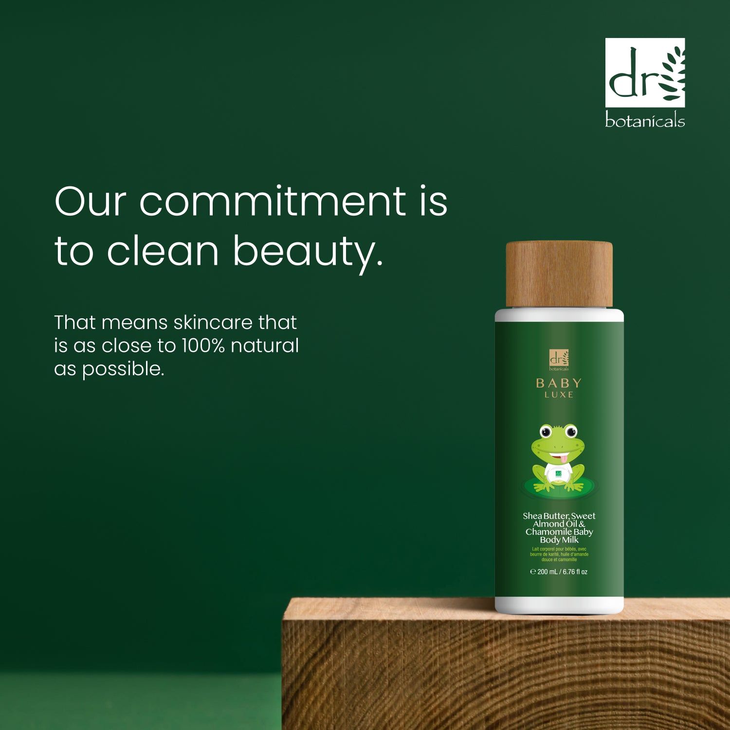 Dr. Botanicals BABY LUX - Süßmandelöl & Kamille Baby-Körpermilch