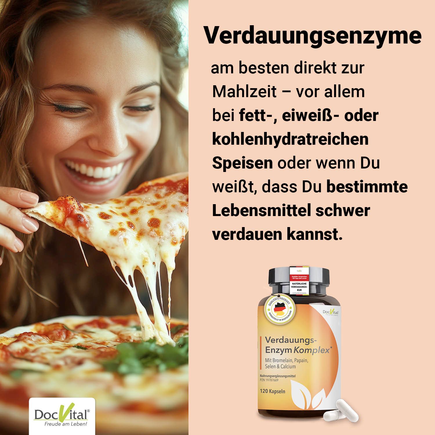 DocVital® Verdauungsenzyme Bromelain hochdosiert für die Verdauung