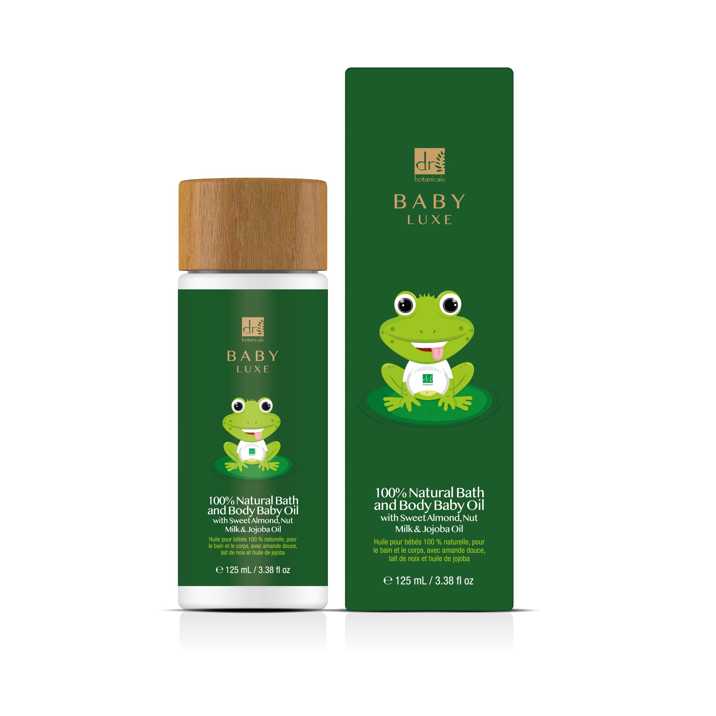 Dr. Botanicals BABY LUX Shampoo und Badegel, Körperöl und Milch