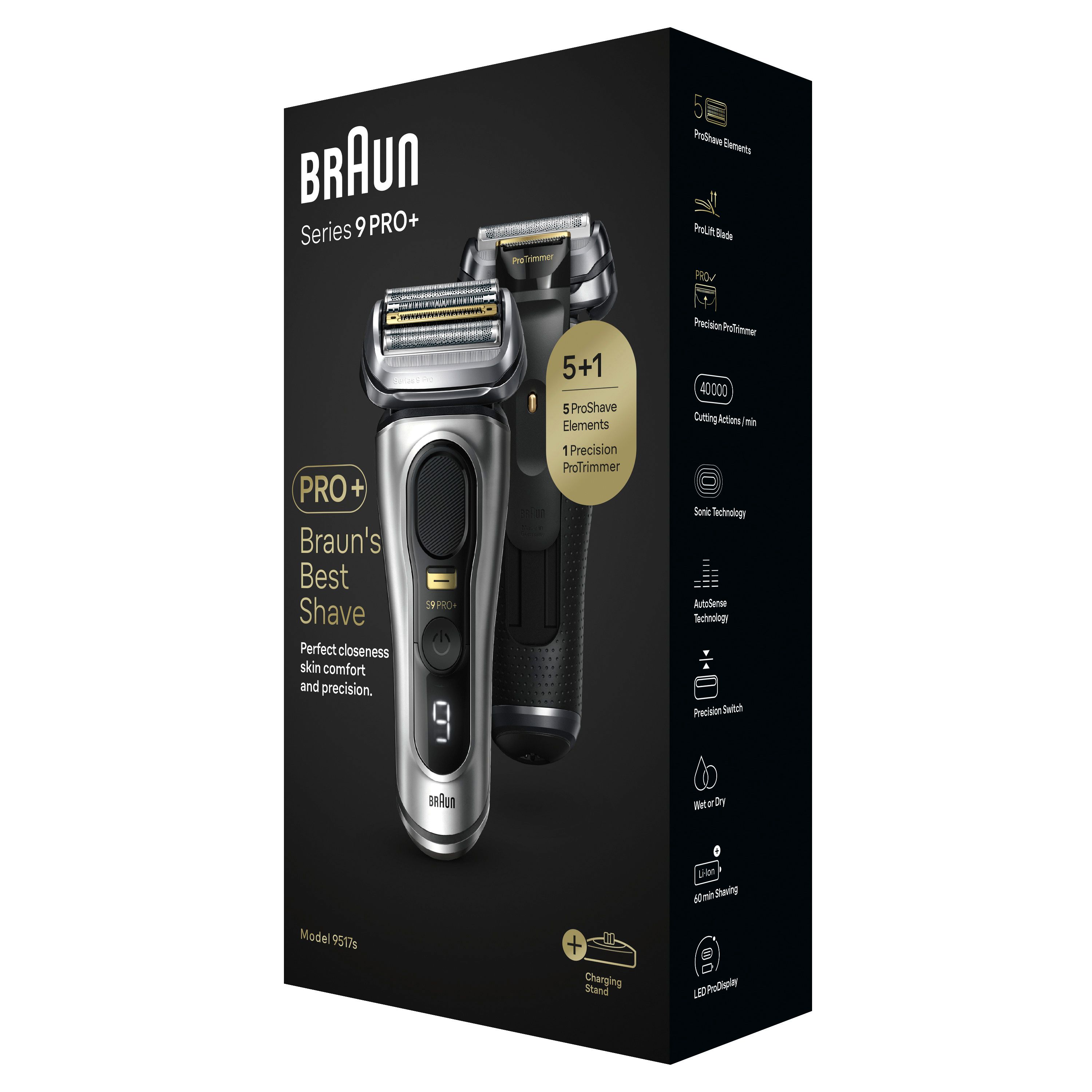 Braun - Elektrischer Herrenrasierer "Series 9 Pro+ 9517s"