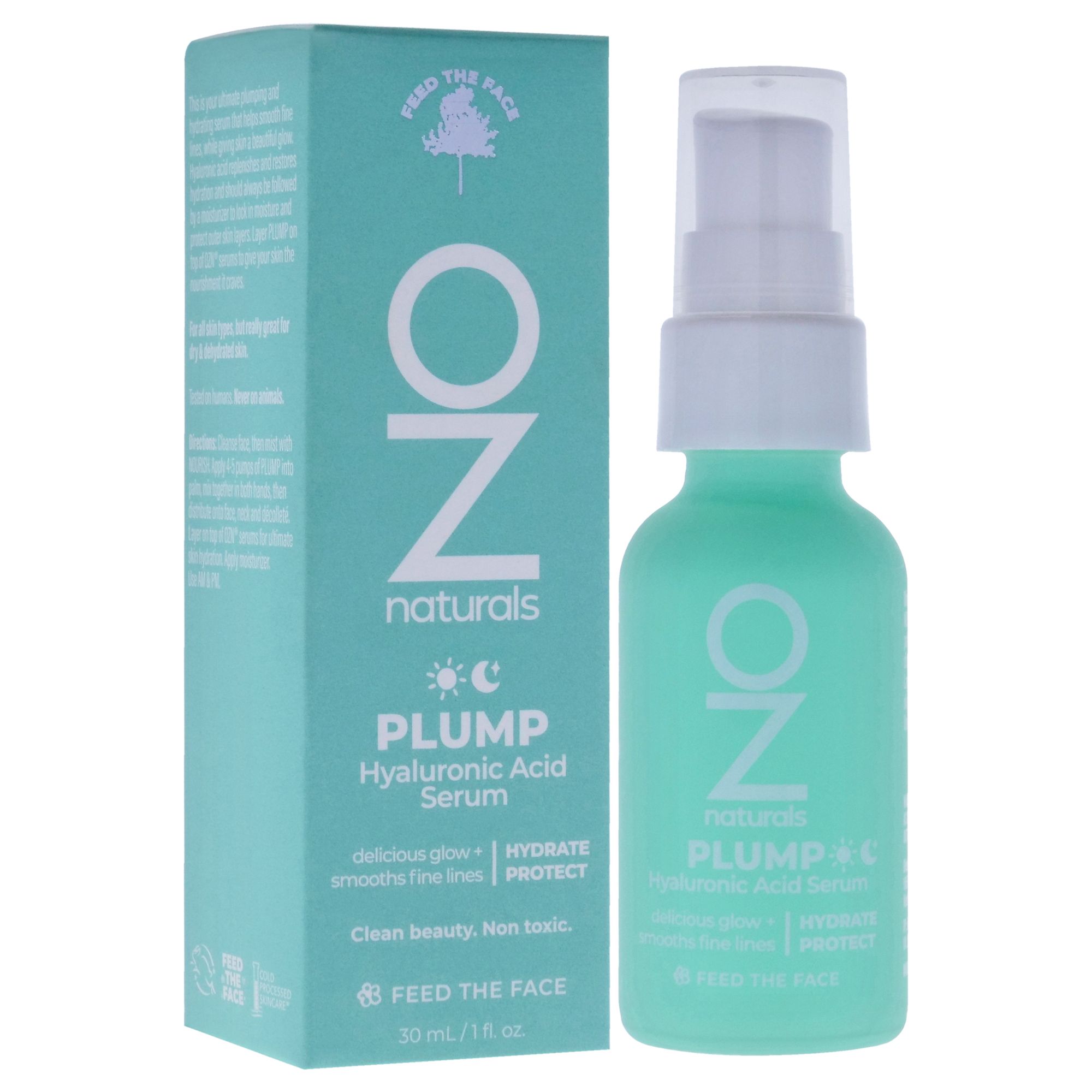 Plump Hyaluronic Acid Serum von OZNaturals