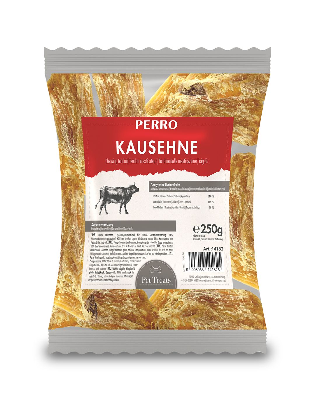 PERRO Kausehne - harter Kauartikel für Hunde