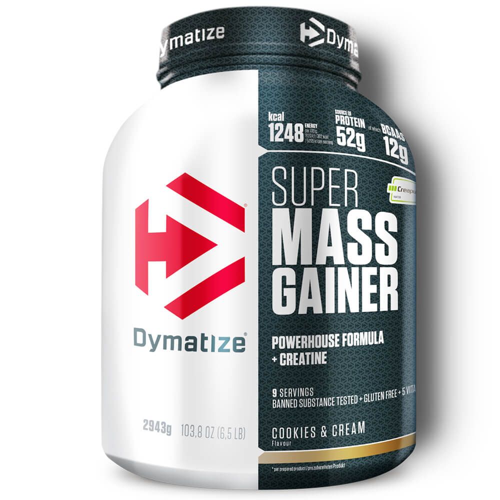 DYMATIZE Weight-Gainer Pulver Super Mass Kohlenhydrate Cookies & Cream