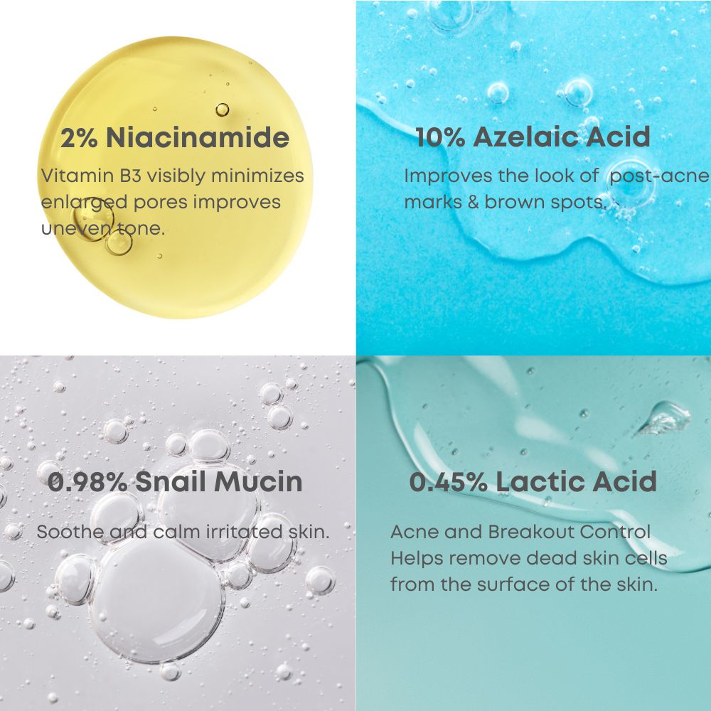 NINE LESS A-Control Azelaic Acid Face Serum