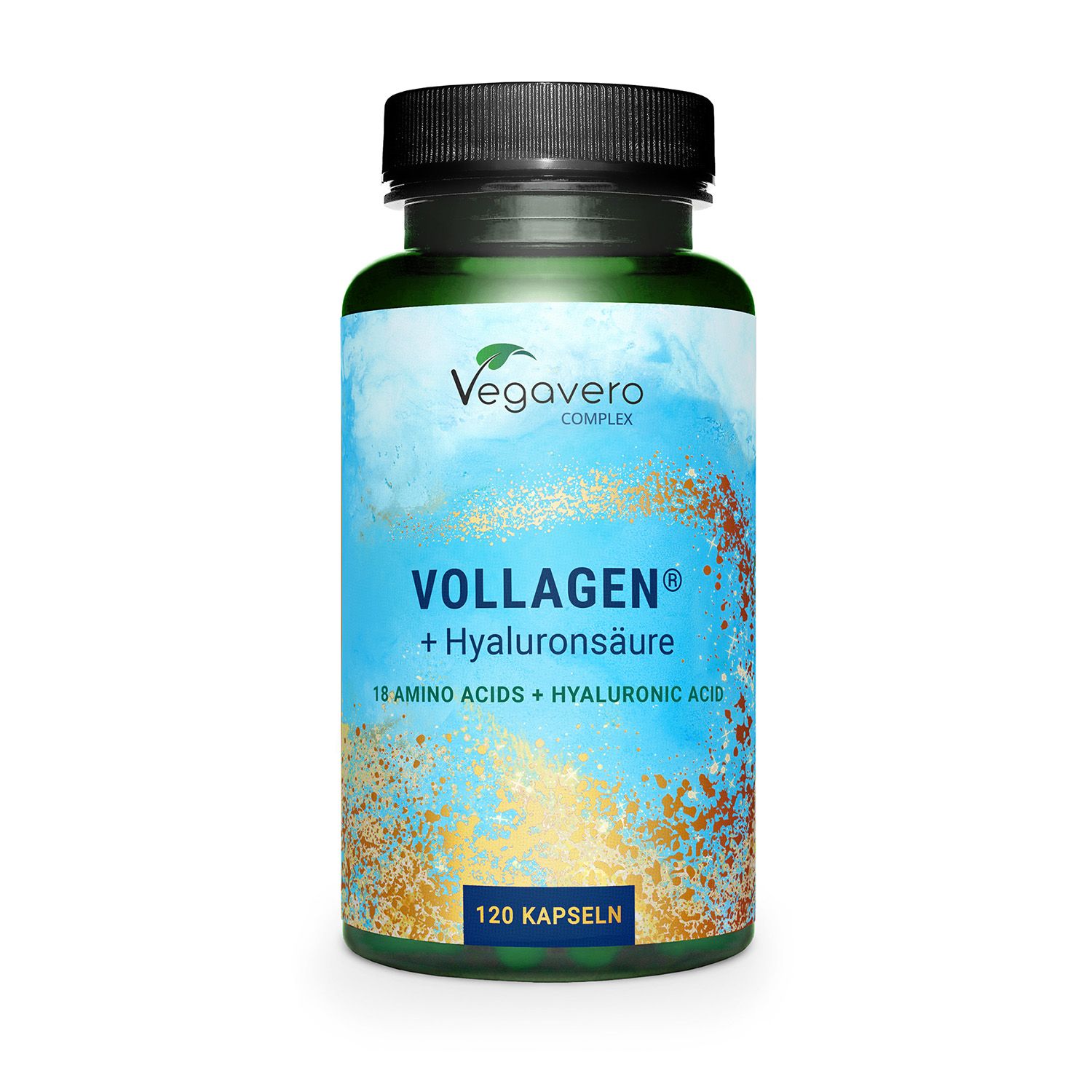 Vegavero Vegan Collagen+Hyaluronic Acid 120 St Kapseln