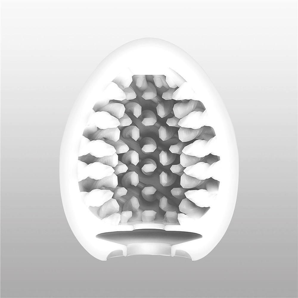 Tenga Ei Masturbator „Egg Brush“ mit Softborsten-Struktur