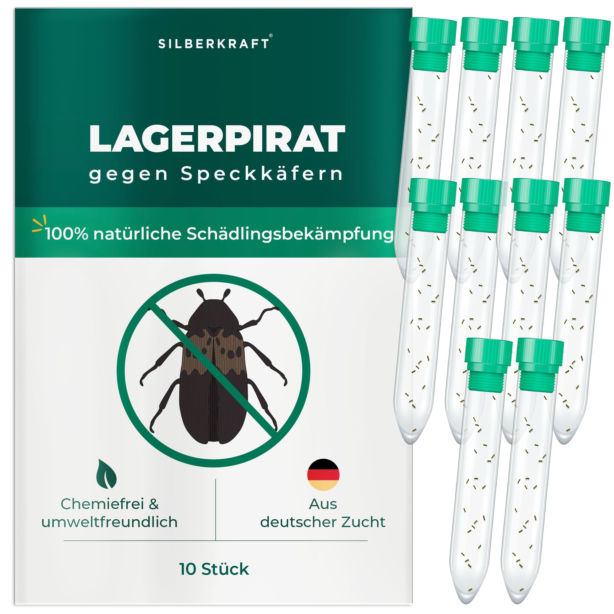SILBERKRAFT Lagerpirat gegen Speckkäfern
