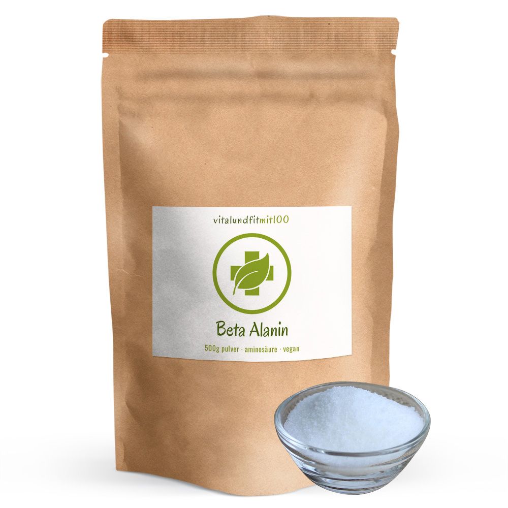 vitalundfitmit100® Beta Alanin 500 GR Pulver