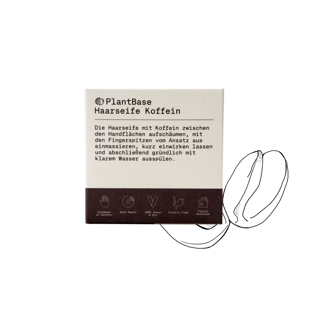 PlantBase Haarseife Koffein