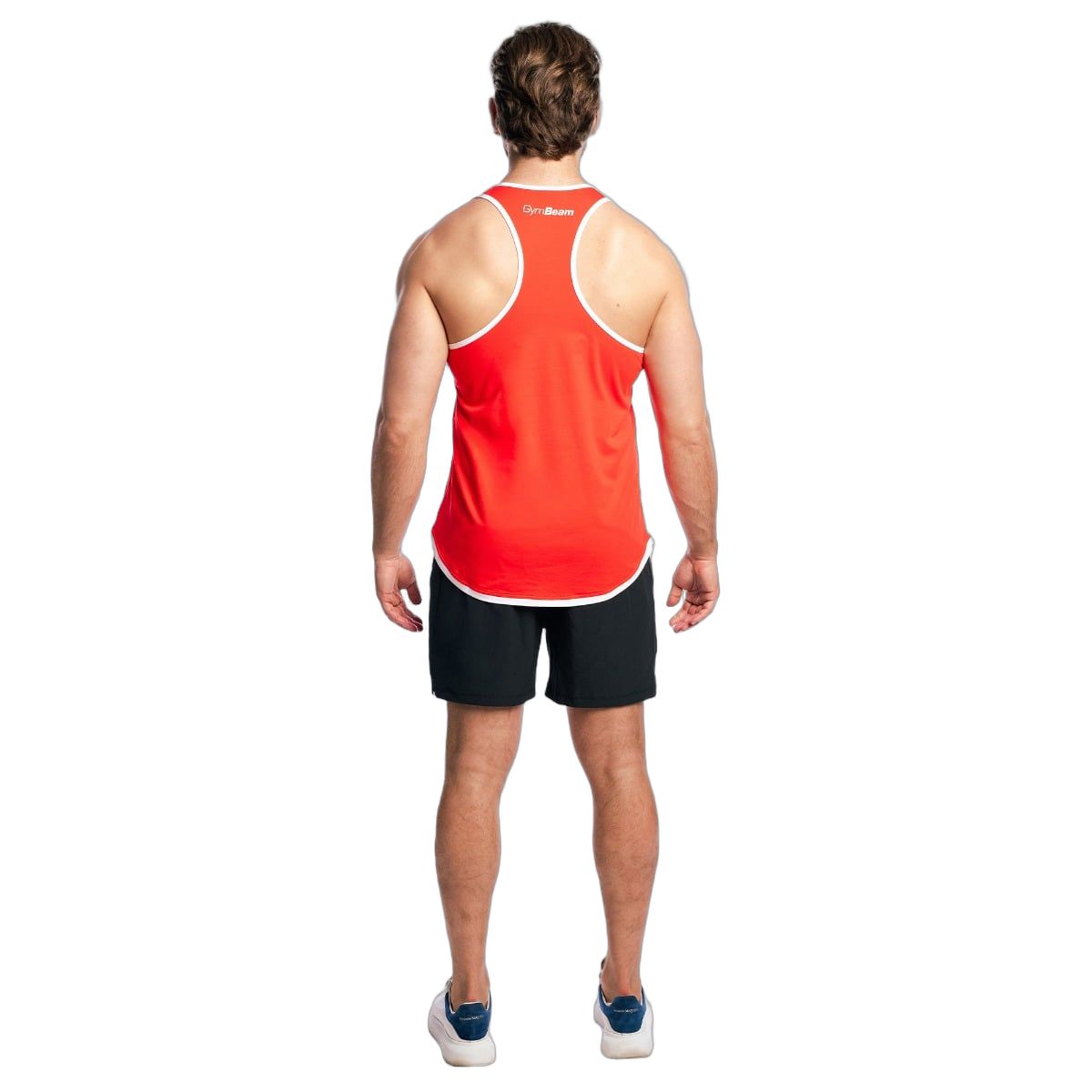 GymBeam Tanktop Herren Stringer locker mit tiefen Armlöchern in Flame
