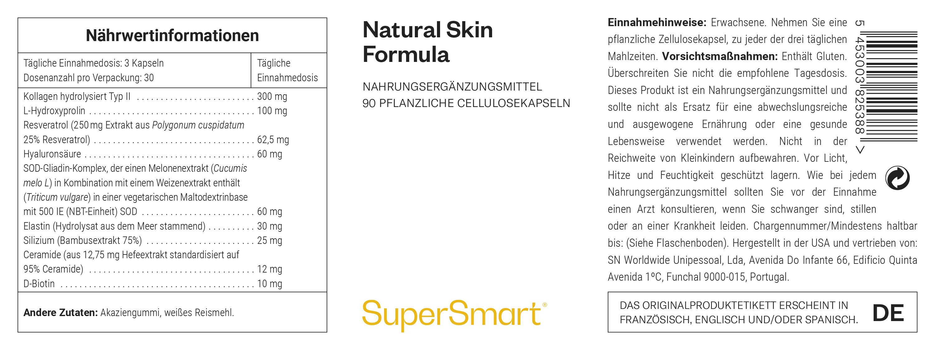 Natural Skin Formula - SuperSmart