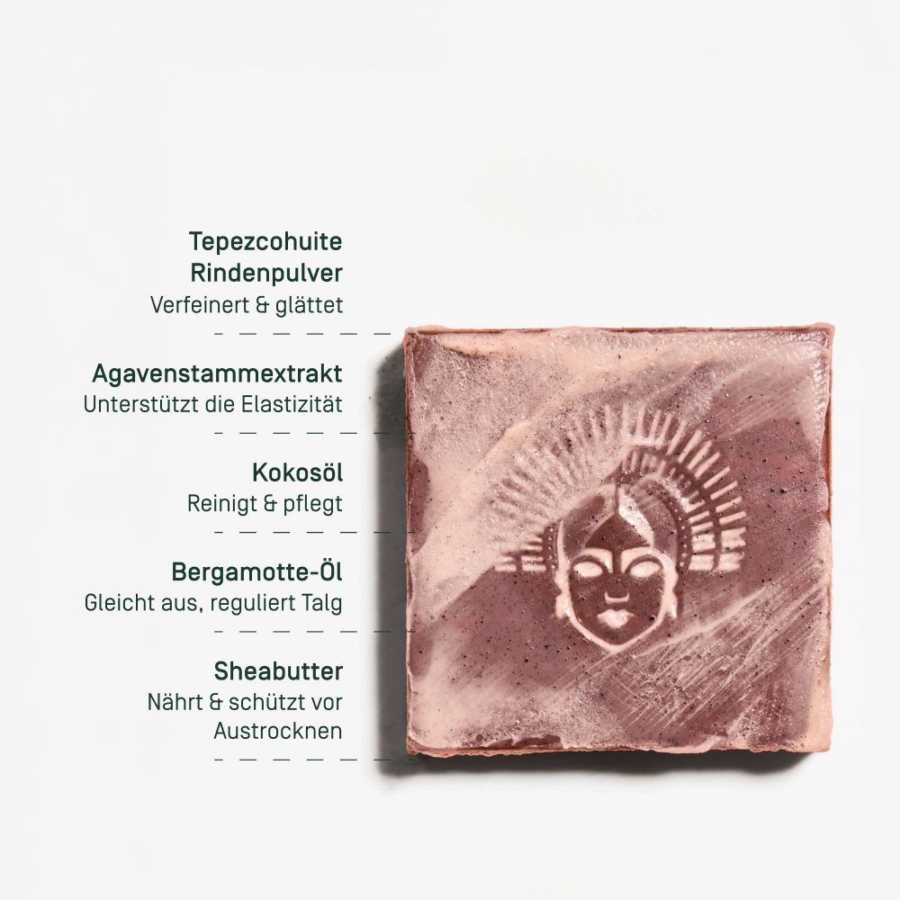 Viva Maia Exfoliating Bar - Tepezcohuite und Bergamotte
