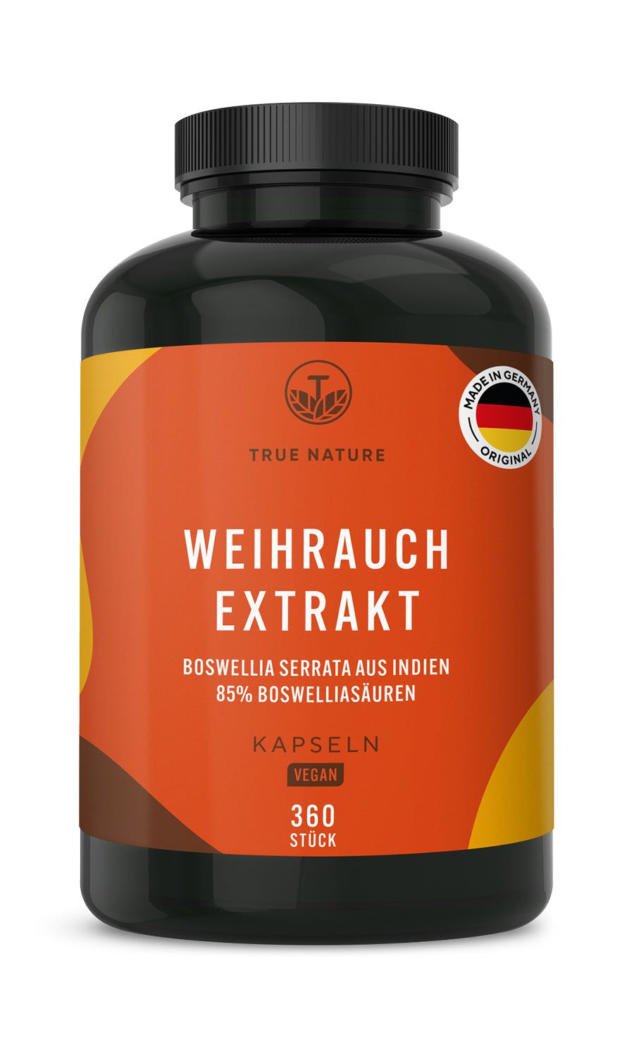 TRUE NATURE® Weihrauch Kapseln (Boswellia Serrata Extrakt) - Made in Germany