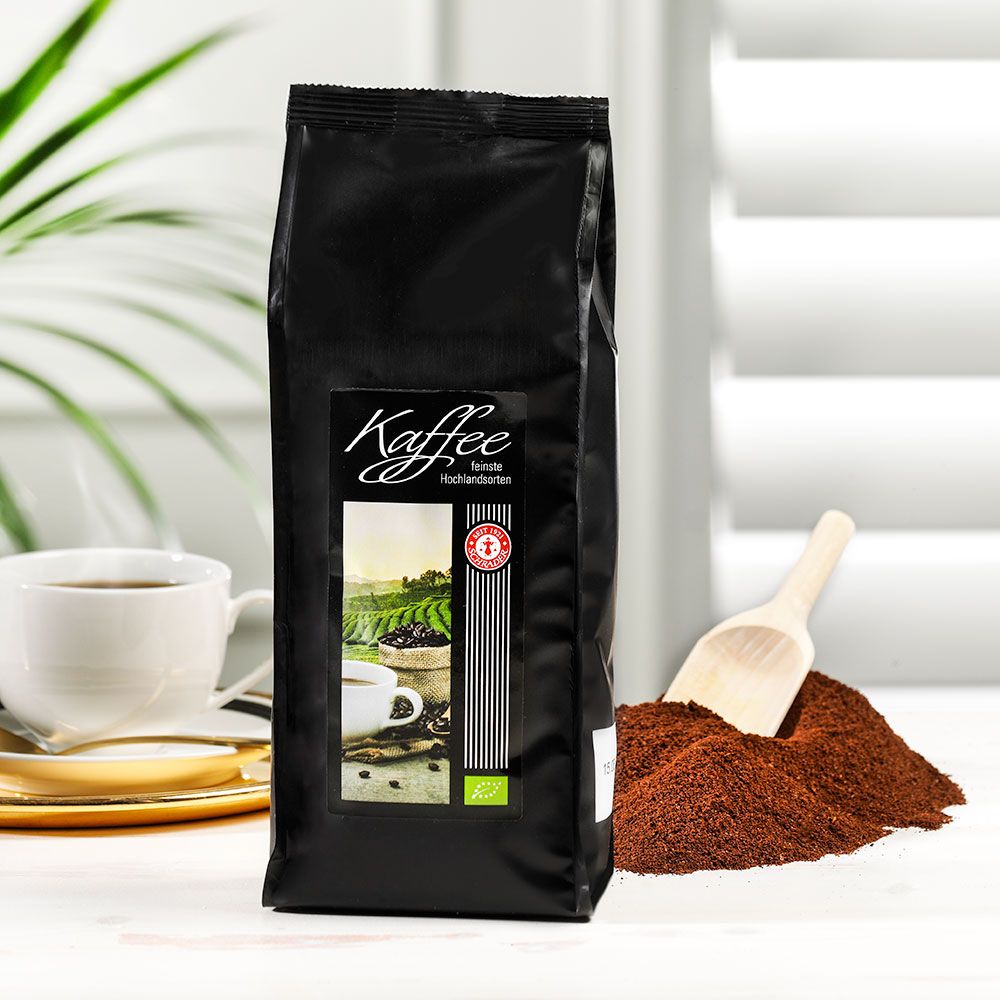Schrader Kaffee Hotelmischung Spezial Bio 2 x 500g, gemahlen
