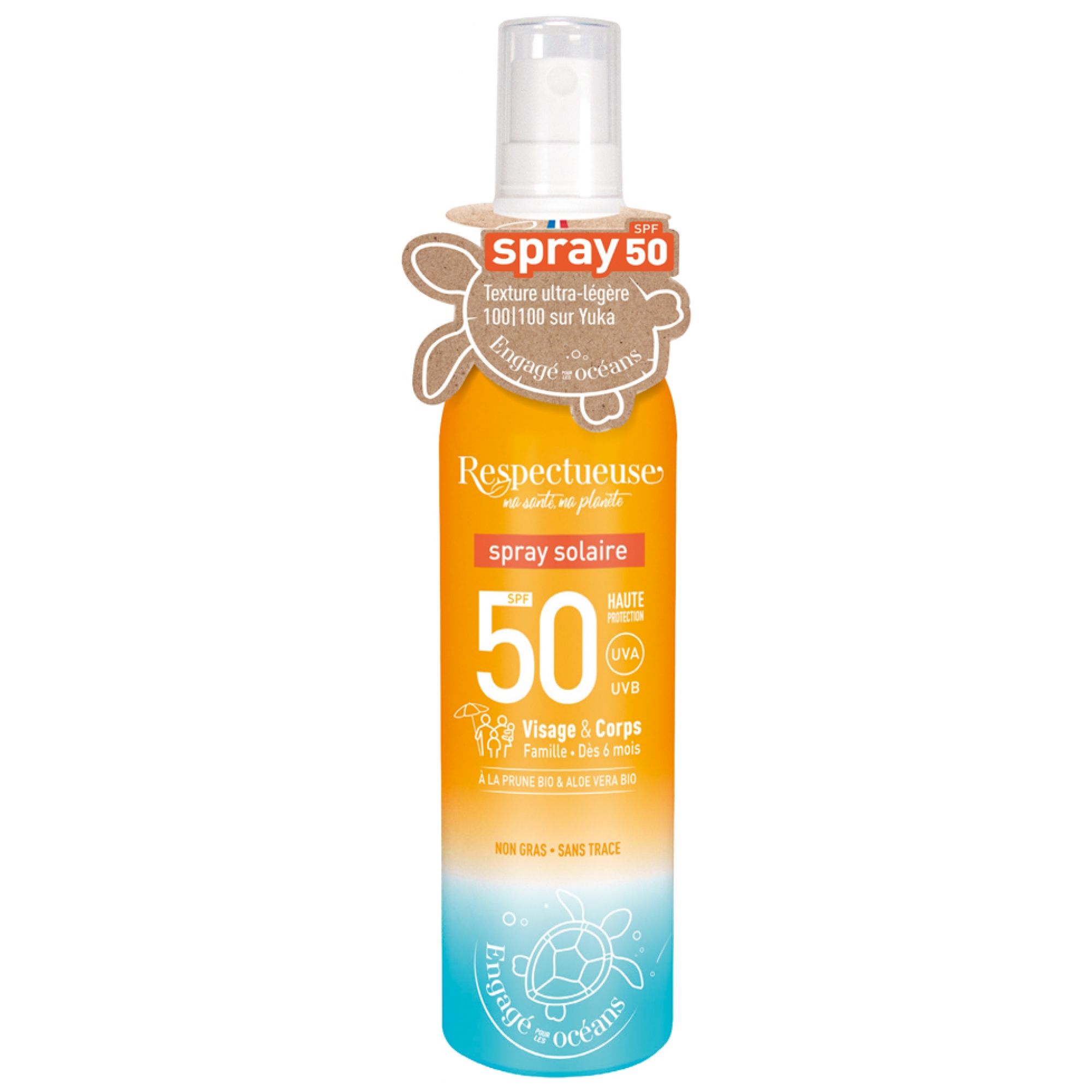 Respectueuse Sonnenschutz-Spray Spf50 17x4x4 cm