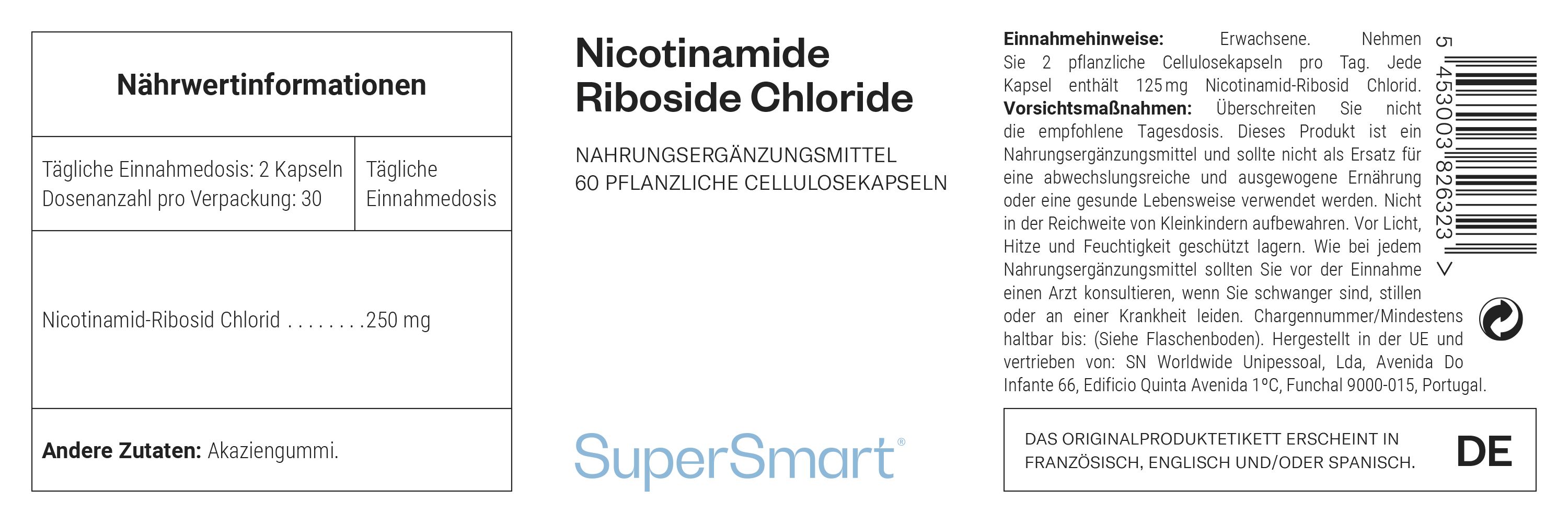 Nicotinamid-Ribosid-Chlorid - SuperSmart