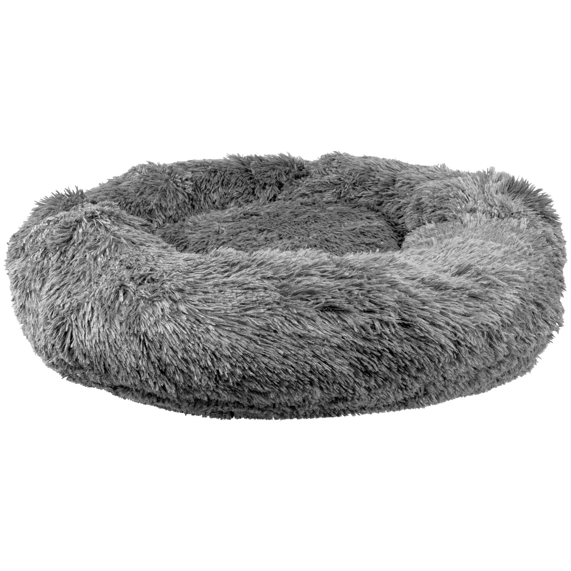 Hunde-Plüschbett Flauschi - Kuschelbett Donut - mit Anti-Rutsch-Boden - waschbar