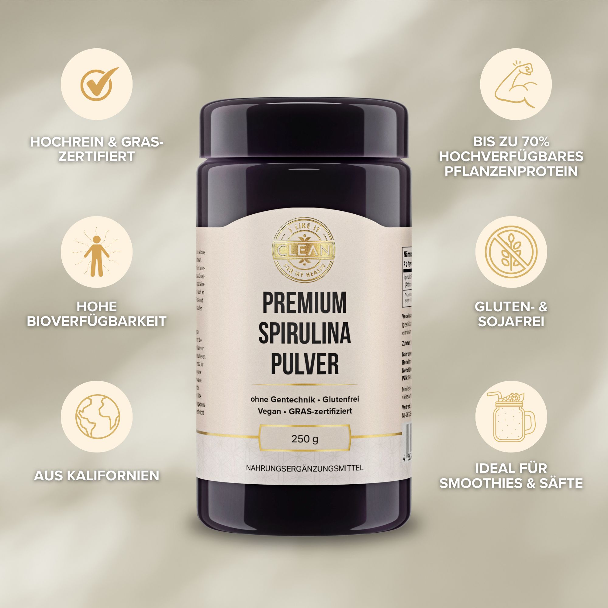 i-like-it-clean Spirulina Pulver