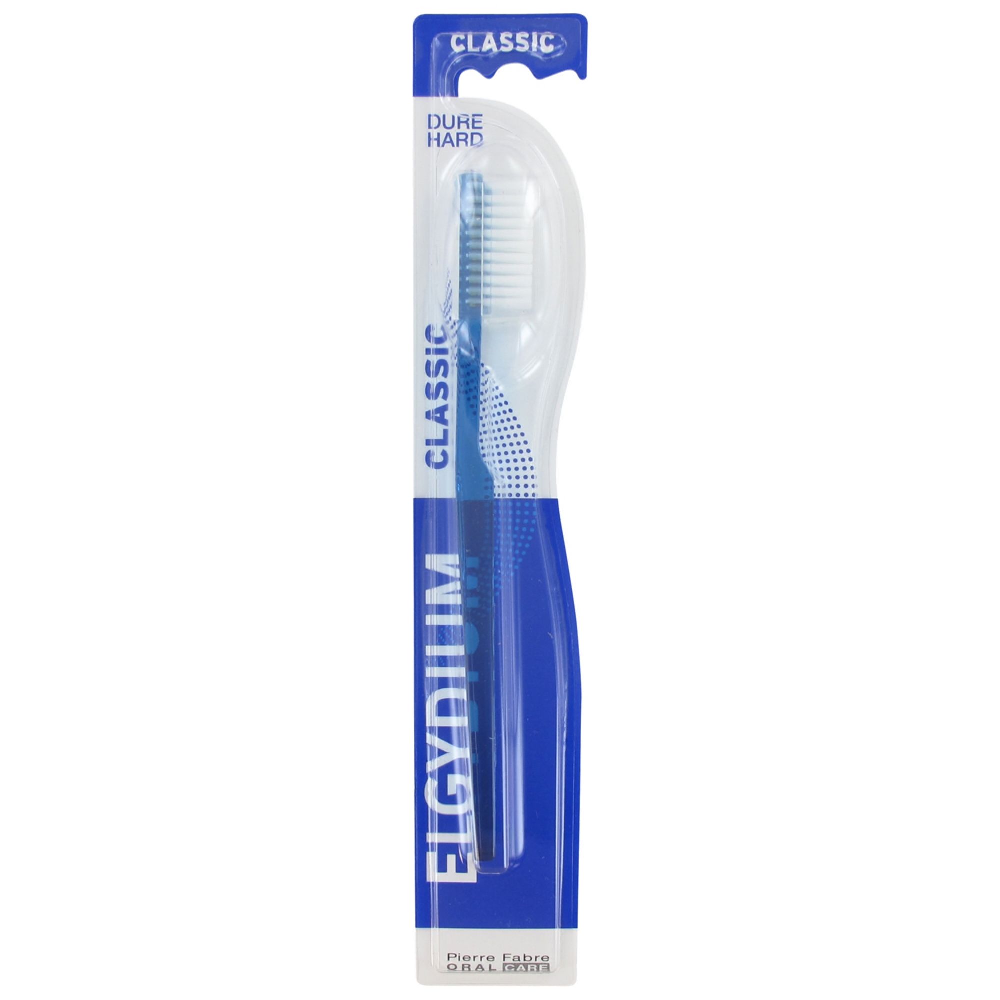 Elgydium Classic Harte Zahnbürste (Farbe: Blau) 4,5x2,3x24,5 cm