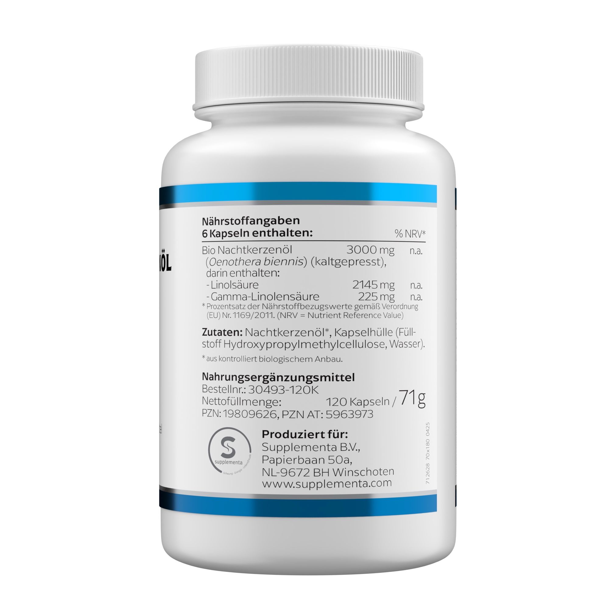Klean Labs Nachtkerzenöl 500 mg