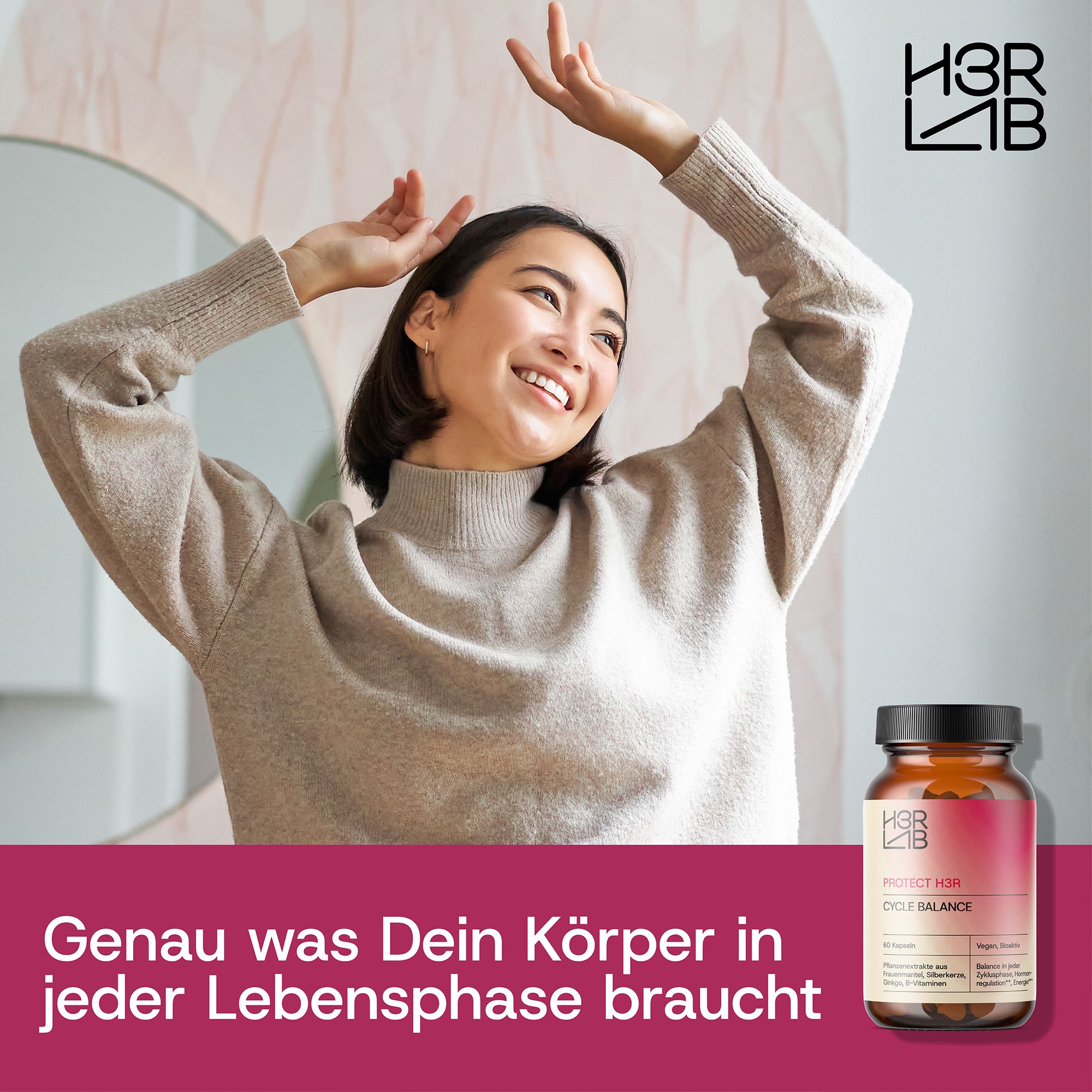 H3R LAB Cycle Balance Komplex – Für hormonelle Balance & mentale Stärke