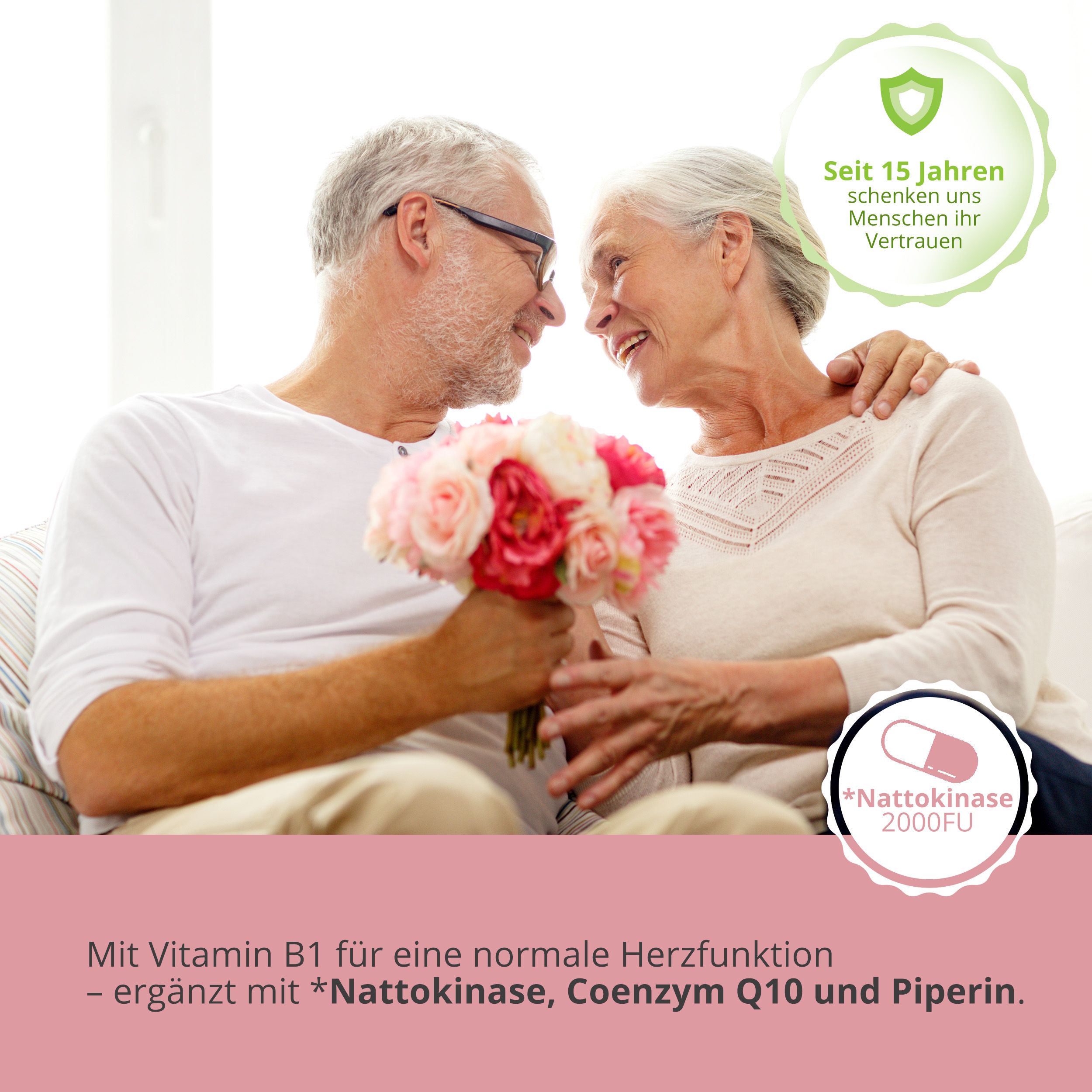 PURMEO Cardio Forte - mit 2.000 FU Nattokinase,100 mg Coenzym Q10 & Vitamin B1 für die Herzfunktion