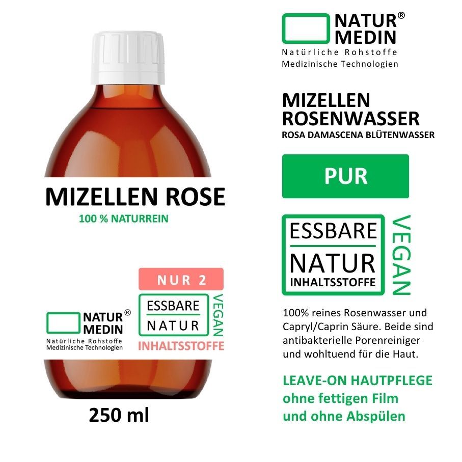 Mizellenwasser Rosenwasser 250ml