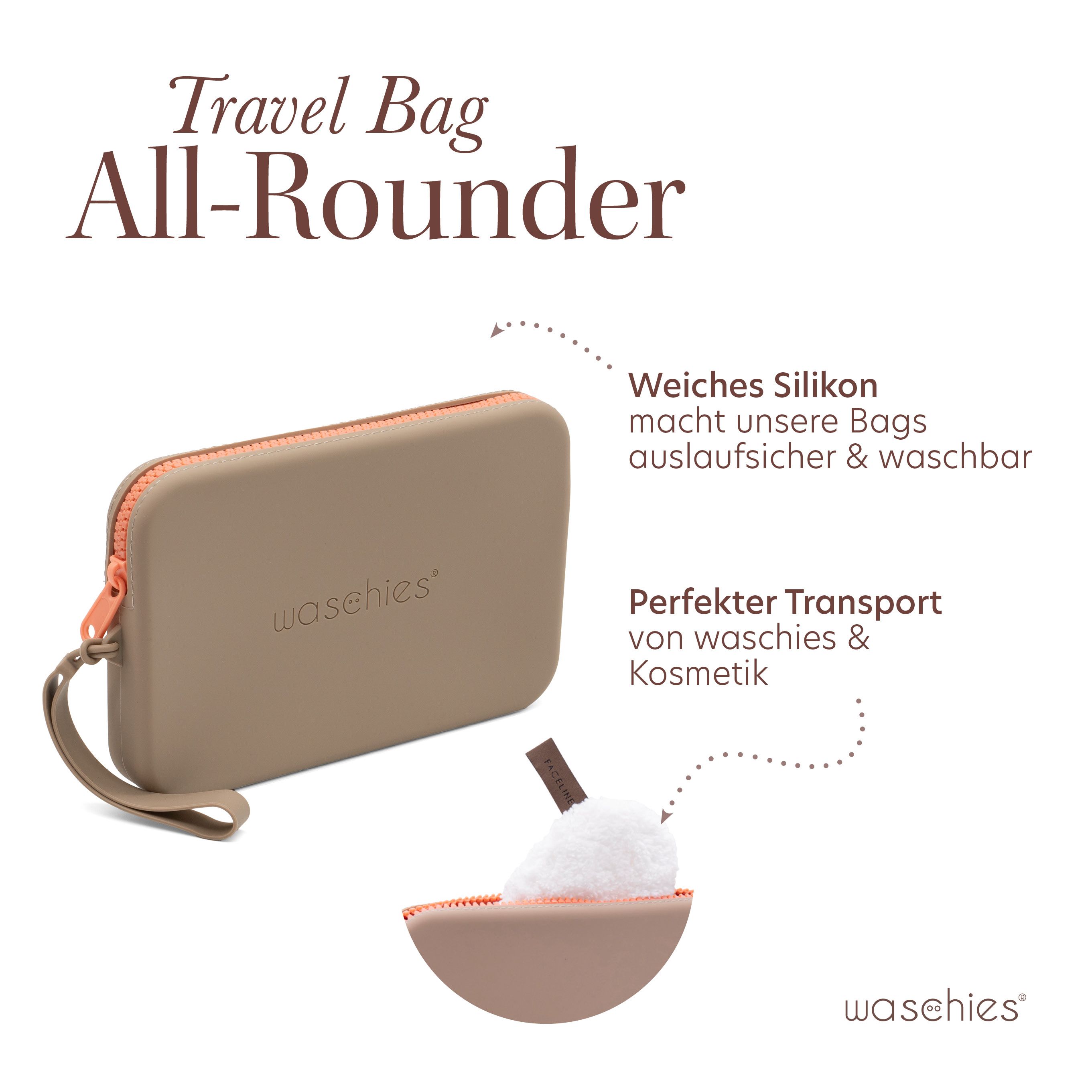 waschies Travel Bag Large "Berry"