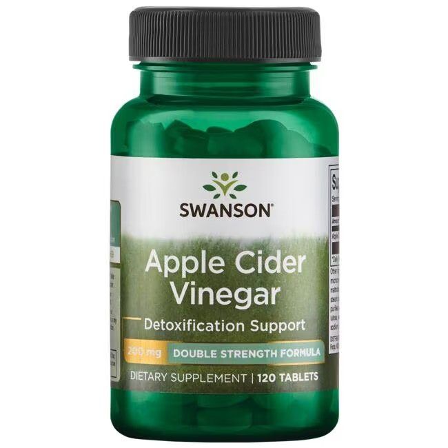 Swanson Apfelweinessig 200 mg 120 Pc