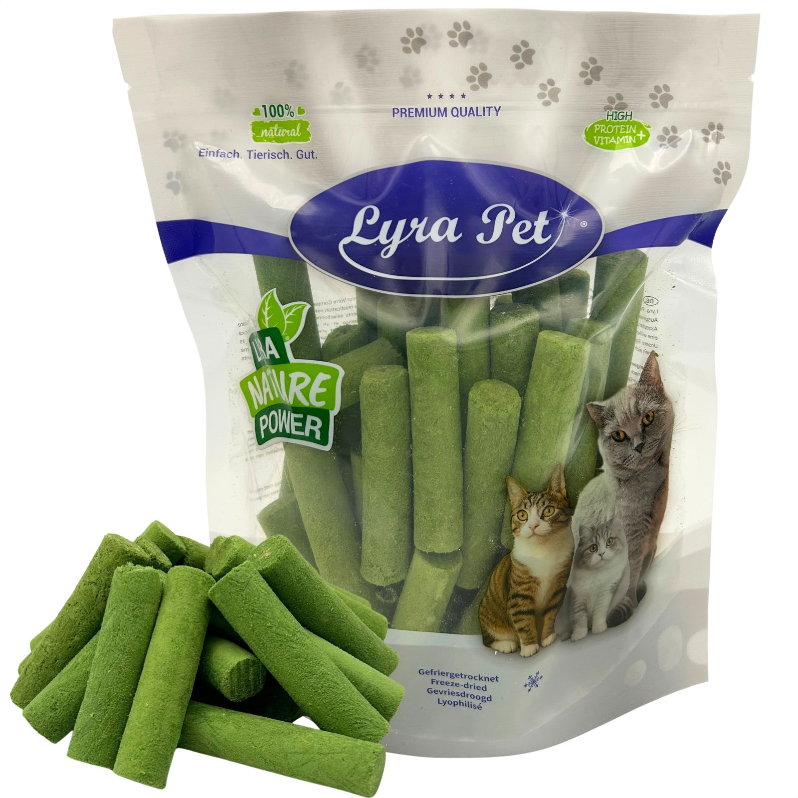 Lyra Katzengras Sticks gefriergetrocknet 0,2 kg