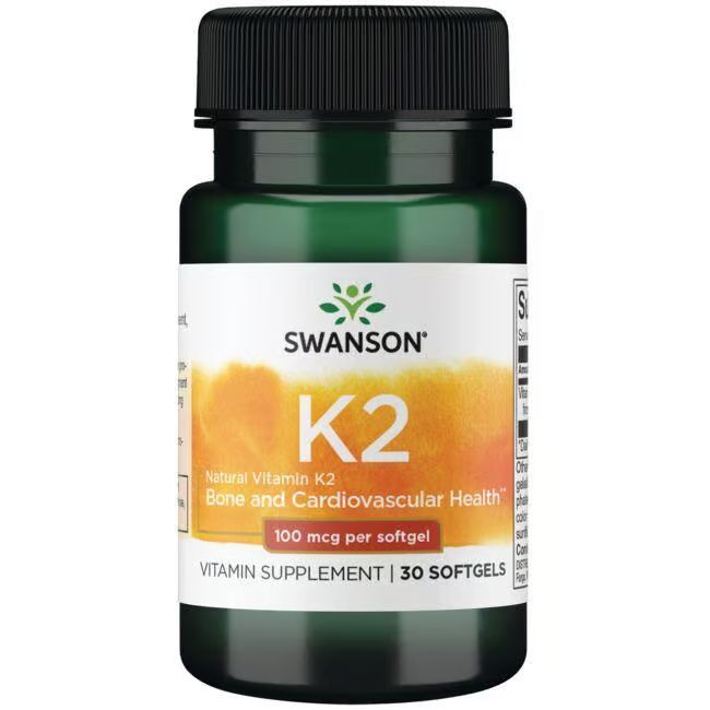 Swanson Vitamin K2- Mk-7 100 mcg 30 Pc
