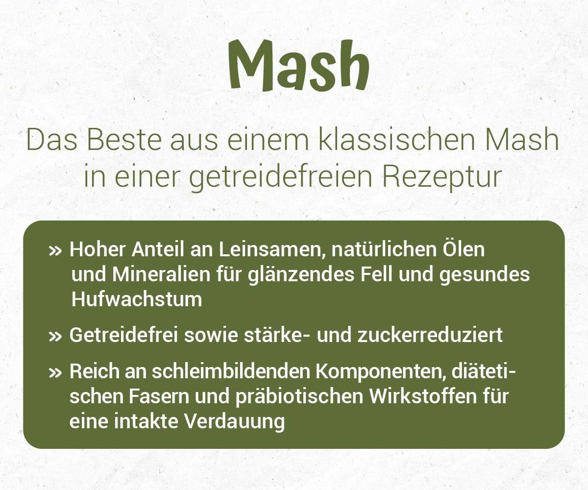 Josera Kraut & Rüben Mash: Getreidefrei, stärke- und zuckerreduziert für gesunde Verdauung.