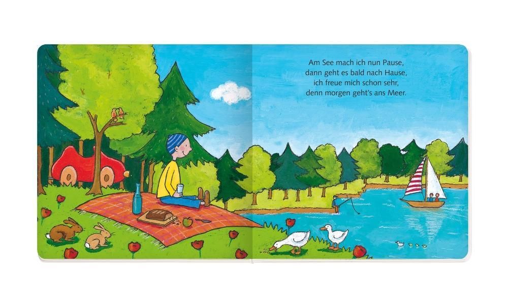 Mein kleiner roter Flitzer Mit Holzauto - In Tragetasche, Für 18-24 Monate, Bücher für die Kleins...