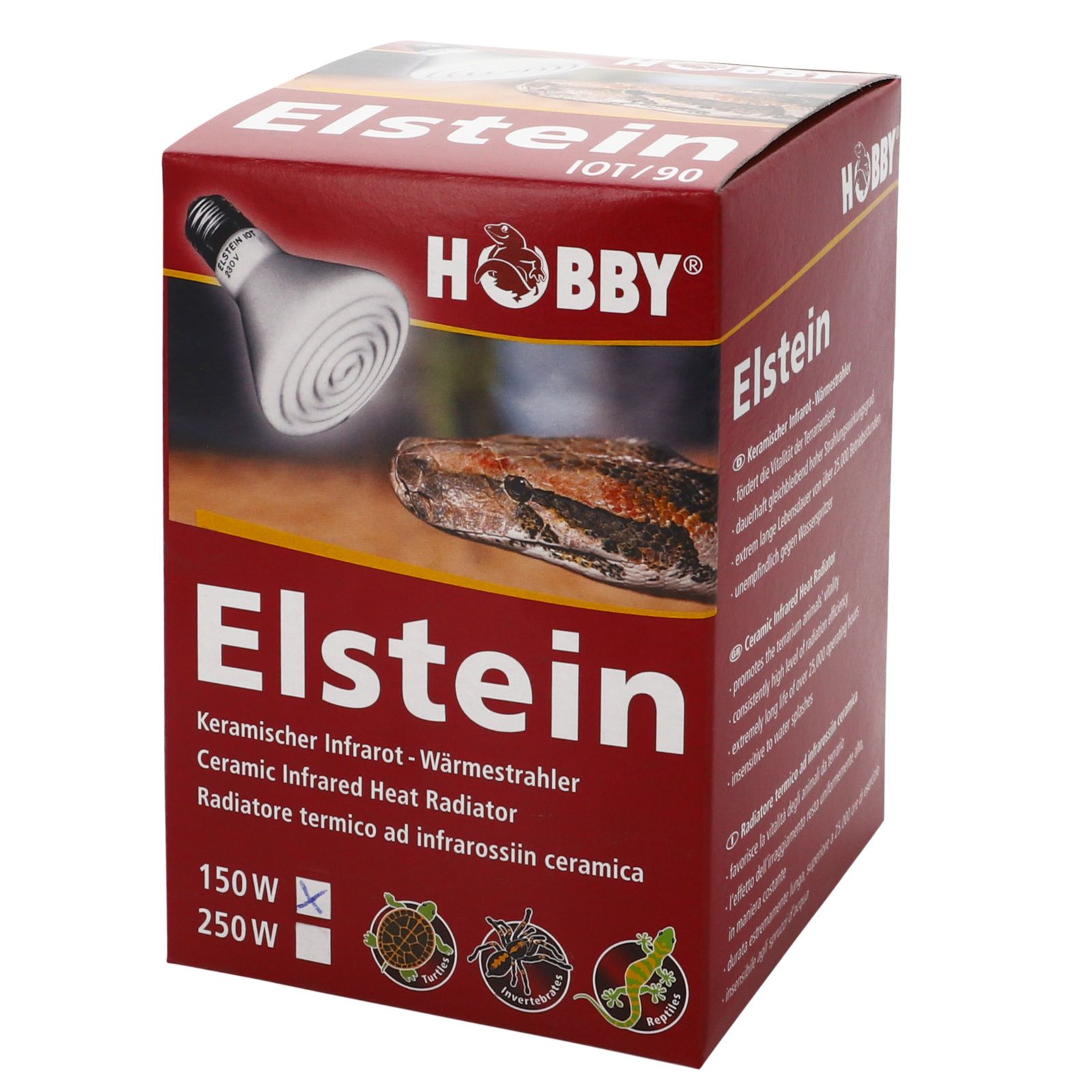 Hobby Elstein Wärmestrahler für Terrarien - IOT/90