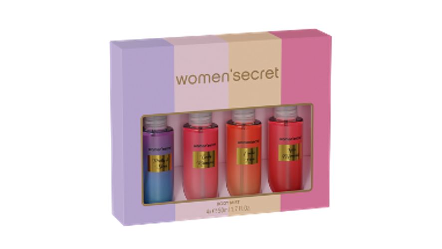 Women Secret Body Mist Senses Geschenkset 4x50 ml Eau de Parfum