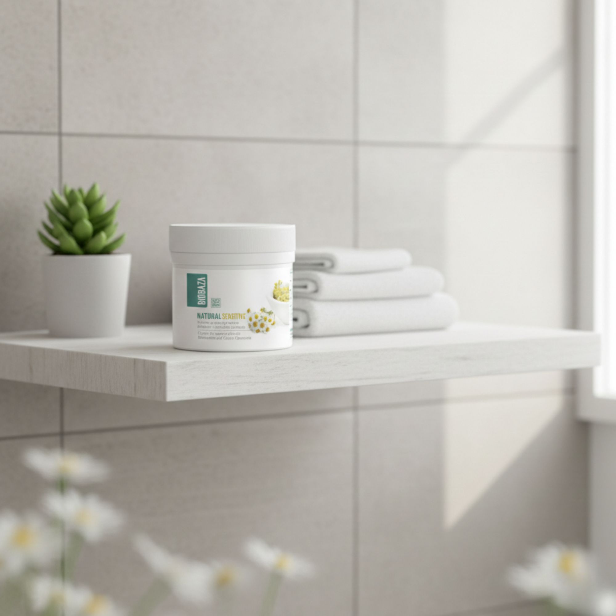 BIOBAZA Natural Natürliche Pflegecreme für empfindliche Haut